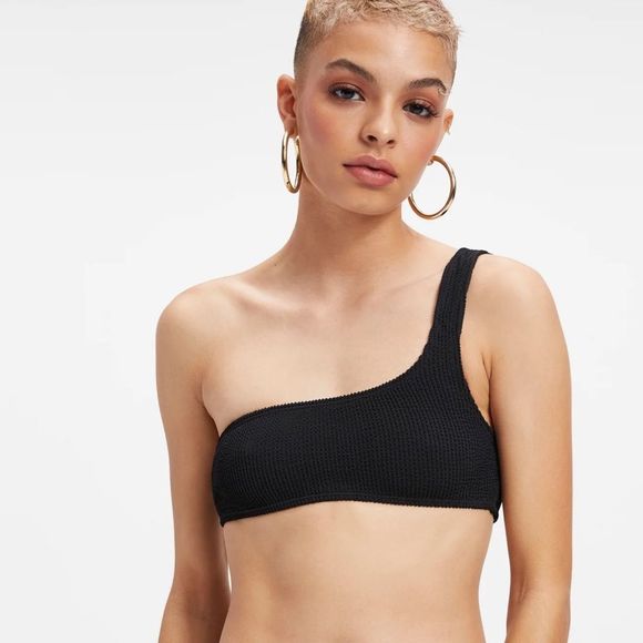 Good American Other - Good American always fit one shoulder bikini top size 3/4 L/XL swimwear